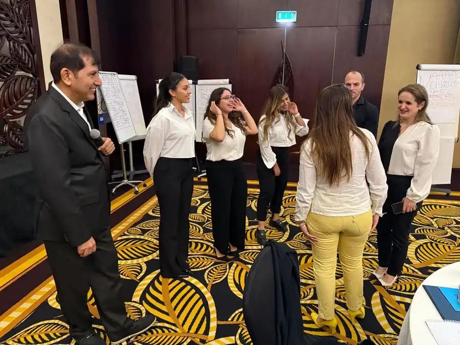 A future-ready leader guiding a team as AI and automation reshape the work